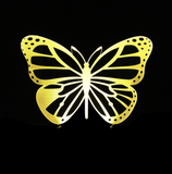 TD® Papillon 3D veilleuse colorée tactile télécommande USB LED lumière visuelle cadeau maison petite lampe de table