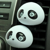 TD® Nouveau 1 Pack de 2  Forme Tête de Panda Cute Voiture Parfum Désodorisant Auto Accessoires Noirs pour Voitures Fun Mignons Déco