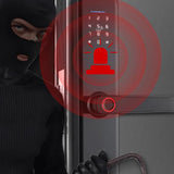 TD® Serrure intelligente de porte d'entrée à la maison serrure d'empreinte digitale de porte intérieure serrure antivol porte de bur