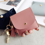 TD® portefeuille mini petit portefeuille femmes court mince mode gland doux  simple porte-monnaie porte-cartes