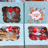Soins bébéEnsemble de cadeaux de Noël pour cheveux Lovely Hair Hair Loop Sccessories pour enfants décoration de Noël