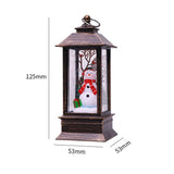 INN® Ornements de lanterne de Noël Lanternes à LED de Noël Bureau portable Décoration de scène de Noël Ornements Noël Lanternes port