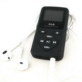 INN® Radio de poche FM/DAB, affichage numérique stéréo LCD, prise en charge de  la  fonction  de lecture  MP3 Bluetooth,  radio noir