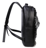TD® Personnalité en relief 3D cool dragon tendance hommes et femmes modèles pu cuir sac à dos ordinateur sac