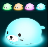 TD® Seal Silicone Light Creative Night Light Nourrissant Bébé Silicone Light