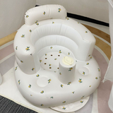 TD® Portable bébé assis et debout tabouret de bain chaise anti-chute siège d'apprentissage bébé canapé gonflable pliable