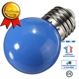 TD® Ampoule LED E27 3W 2835 Globe Bleue /Lumineuse et Brillante/ Multi Fonctions/Halogène Lumière D'intérieur/ Longue Durée /160 Lm