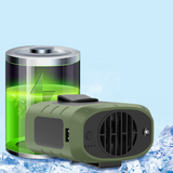 TD® Ventilateur de taille suspendu multifonctionnel usb suspendu au cou ventilateur portable camping en plein air mini ventilateur