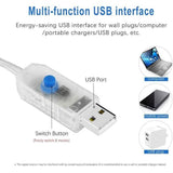 TD® USB Guirlande Lumineuse LED ,5M 50 LEDs 8 Modes Avec Télécommande, pour Jardin,Noël,Mariage,Soirée