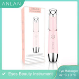 TD® APPAREIL DE MASSAGE MANUEL,ANLAN masseur pour les yeux Anti âge rides Patch pour les yeux soulagement des ions Machine de Massag