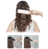 TD® Fer à friser humide et sec double usage style baguette de curling ondulation de l'eau double tube egg roll attelle électrique