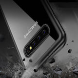 TD® Samsung GalaxyS10+ Coque de téléphone transparente en silicone antichoc pour téléphone portable Housse de protection tout compri