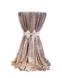 TD® Nappe pailletée pleine page 3MM, nappe brodée pailletée, nappe, nappe pailletée mariage, ronde 180CM