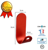 Patère crochet espace aluminium crochet rouge porte crochet arrière créativité poinçon gratuit cuisine salle de bain crochet