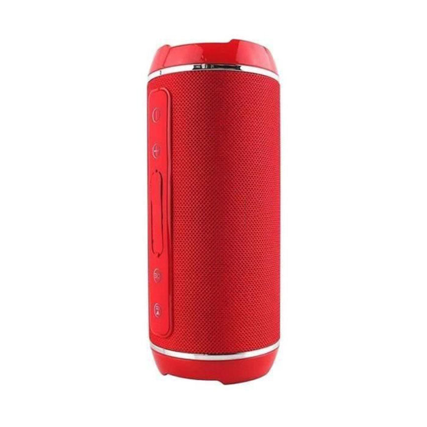 INN® Mini enceinte bluetooth Petit haut parleur sans fil avec double subwoofer Stéréo étanche rouge