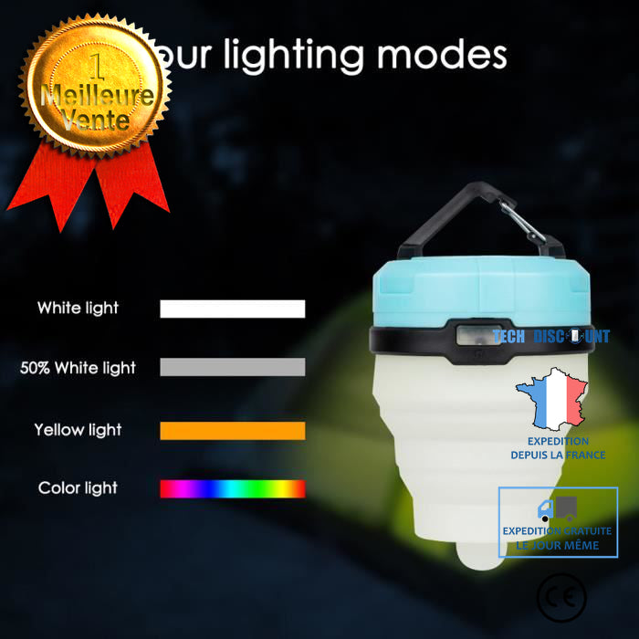 TD® Lanterne de camping portable extérieur camping portable randonnée lumière LED éclairage extérieur campement randonnée forêt nuit