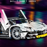 TD® Blocs de construction machines de construction ouragan Gini compatible Lego cadeau d'anniversaire jouet course Rambo jouet voitu