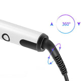 TD® Fer à friser 38 mm revêtement céramique ion négatif grande vague nourrit les cheveux 30 secondes pour chauffer rapidement