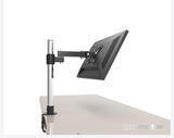 TD® support ecran pc moniteur bureau ordinateur vertical avec pied trepied tv orientable et inclinable LCD fixation acier pivotant