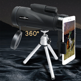 TD® Télescope extérieur 12X50 monoculaire haute définition vision nocturne HD caméra de téléphone portable mini