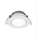 TD® KIT NEW TRIA LED rond blanc 12W 3000K 38° alim & clips ressorts inclus Blanc