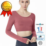 Haut de yoga sexy croix beauté dos antichoc sous-vêtements de sport en cours d'exécution soutien-gorge de fitness vêtements f