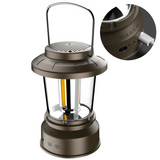 TD® Lampe de cheval de charge rétro Camping en plein air Lampe de tente portable étanche avec éclairage audio Bluetooth