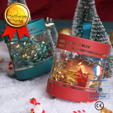 TD® Boîte à Pommes de Noël Boîte-Cadeau de Réveillon de Noël Pingguo Boîte à Bonbons Transparente Premium 2pack