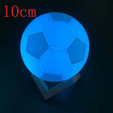 TD® Lampe à poser en forme ballon de football lumière LED décoration football modèle ballon lumière LED économie d'énergie blanc