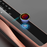TD® Ménage antivol porte automatique empreinte digitale mot de passe serrure à distance visuel chat oeil intelligent induction serru