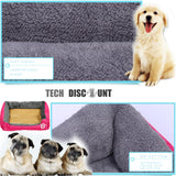 TD® coussin chien chat lavable imperméable petite taille extérieur animaux de compagnie chenil cage litière tapis elastique sommeil