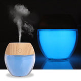 TD® Veilleuse à LED rotative pour humidificateur d'air à couleur créative à la maison avec arrêt automatique