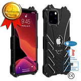 INN® Coque de téléphone portable iPhone12 créative coque métallique anti-chute coque de cadre Apple Batman