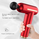 TD® Pistolet à fascia électrique Pistolet de massage musculaire complet du corps Pistolet à choc de douleur de soulagement profond