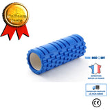 TD® TECH DISCOUNT Rouleau de Massage Foam Roller Sport Fitness en Mousse EVA Bleu