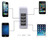 TD® Chargeur secteur usb iphone prise multi charge rapide double 4 c samsung apple multiple mural ipad port lot embout adaptateur