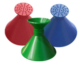 TD® Grattoir  Pare-Brise en forme de Cône / Rond Grattoir Glace Pelle Outil Grande Surface Sans Rayures Givre Couleurs Confort