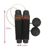 TD® Corde à sauter hommes et femmes couleur de à sauter sans corde fitness sports de poids  roulement de  qualité sautant noir et ro