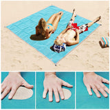 TD® Sable fuite tapis de plage grand Camping en plein air voyage plage tissu bord de mer pique-nique tapis 200*200 cm
