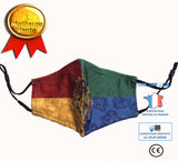 TD® Masques hommes et femmes cadeau Harry Potter masques imprimés dessin mode tendance masque facial Poudlard rouge vert bleu et jau