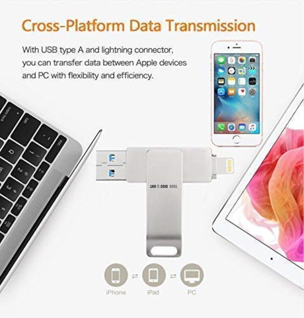 TD® cle usb pour iphone ipad apple macBook windows ordinateur portable –