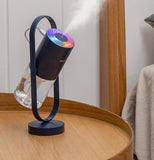 TD® Humidificateur usb lampe de projection 360 degrés rotation maison bureau mini muet atomisation aromathérapie portable voiture