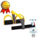 TD® Musculation crampe taille exercice Yoga accessoires auxiliaires assis tirer pédale quatre Tube tir - Modèle: Yellow