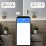 Prise intelligente WiFi prise de synchronisation d'application 16A puissance télécommande sans fil prise de maison intelligente