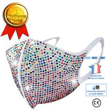 TD® Flash diamant strass étoile masque fashionista discothèque Couleur été, hiver, printemps, automne