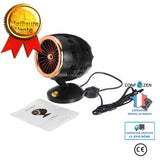 Réchauffeur Electrique chauffage d'air Chaud d'hiver Ventilateur chauffant Cadeaux de Noël dortoir OR NOIR