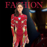 TD® Halloween decoration costume de scène de personnage de cosplay de film nouveau costume de combat combinaison imprimée taille L