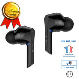 TD® Ecouteurs Oreillettes ES34 Binaural Stéréo/Étanche Mini Sport Hautparleur Bluetooth Casque 5.0/avec Chargeur liaison rapide stab