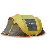 TD® Tente extérieure entièrement automatique pour 3-4 personnes pour ouvrir rapidement la tente sans pique-nique de camping anti-plu