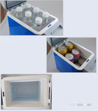 TD® Réfrigérateur congélateur 1 porte bas usage chaud froid portable petit mini camping glacière température voyage 12v pratique